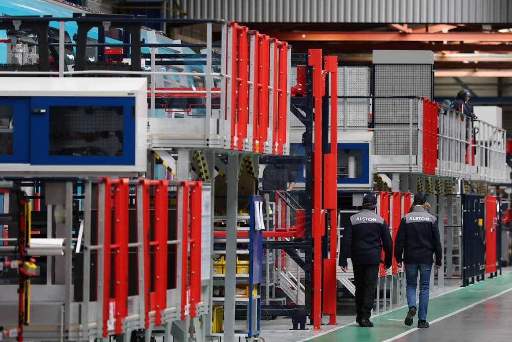 L’usine Alstom à Aytre, près de La Rochelle.