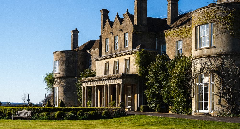 Hôtel Lucknam Park situé au nord-est de Bath.