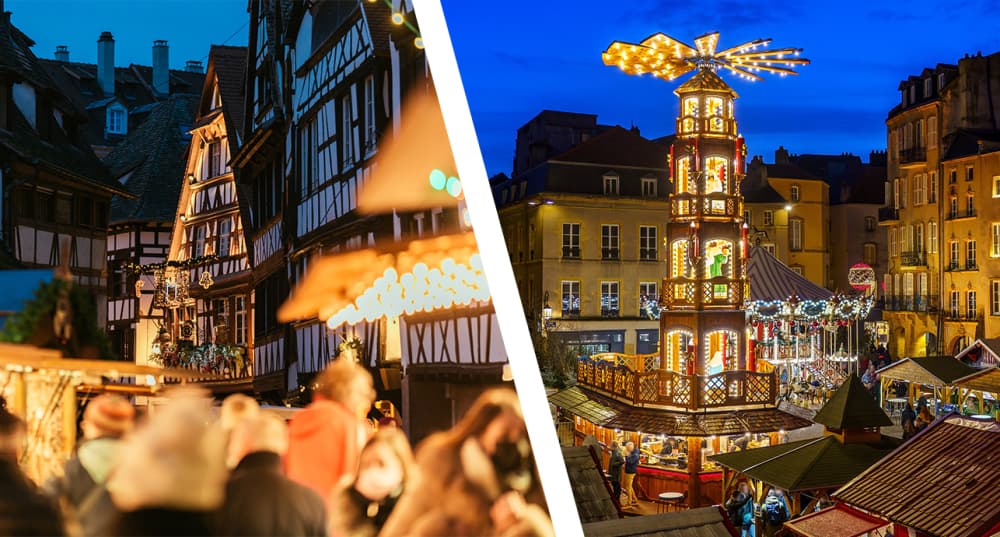 On a noté pour vous les meilleures marchés de Noël d'Alsace-Lorraine.