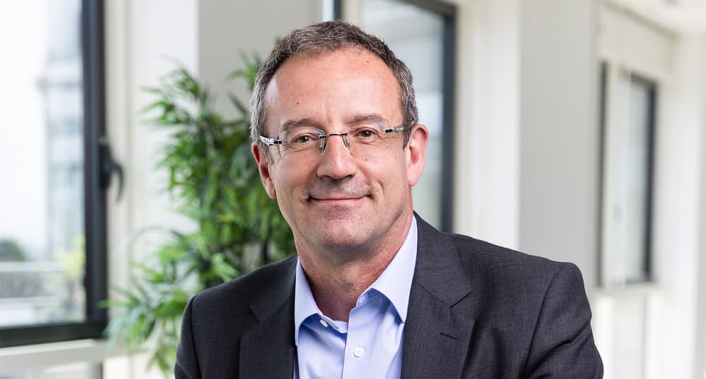 Jean-François Fallacher, directeur général de l'opérateur français de satellites Eutelsat Group.