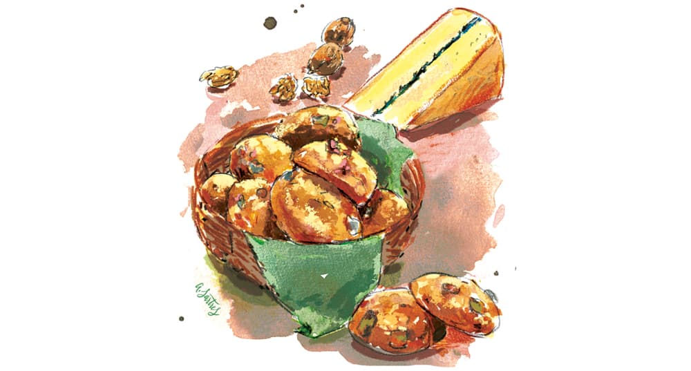 Cette semaine, laissez-vous tenter par les cookies au morbier du Jura.