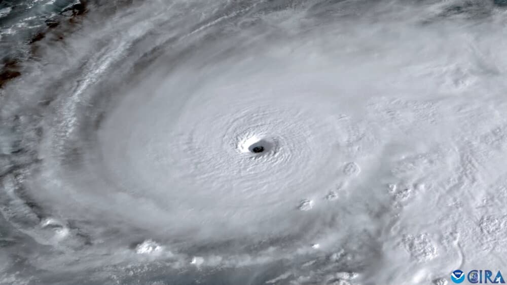 L'ouragan Melissa, qui a dévasté en octobre 2025 la Jamaïque et affecté Haïti et Cuba.