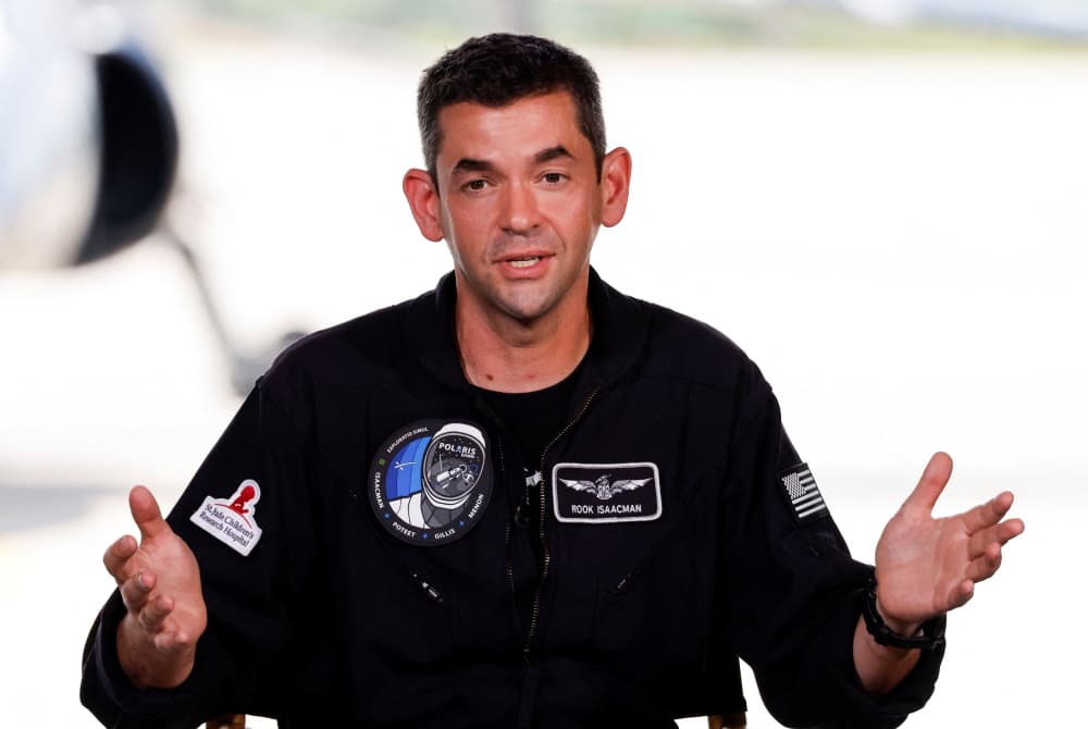 Jared Isaacman en août 2024, alors qu'il était commandant de la mission spatiale habitée privée Polaris Dawn.