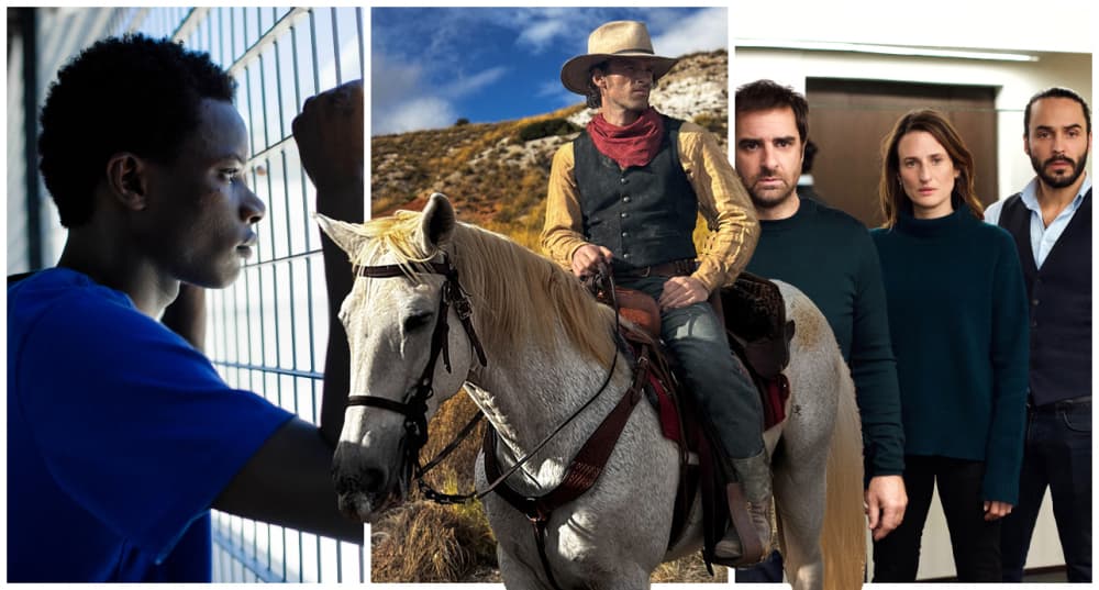 Mamadou Sidibé dans la série « Un prophète » ; Alban Lenoir incarne Lucky Luke dans la série éponyme ; Camille Cottin, Assaad Bouab et Grégory Montel dans « Dix pour Cent ».