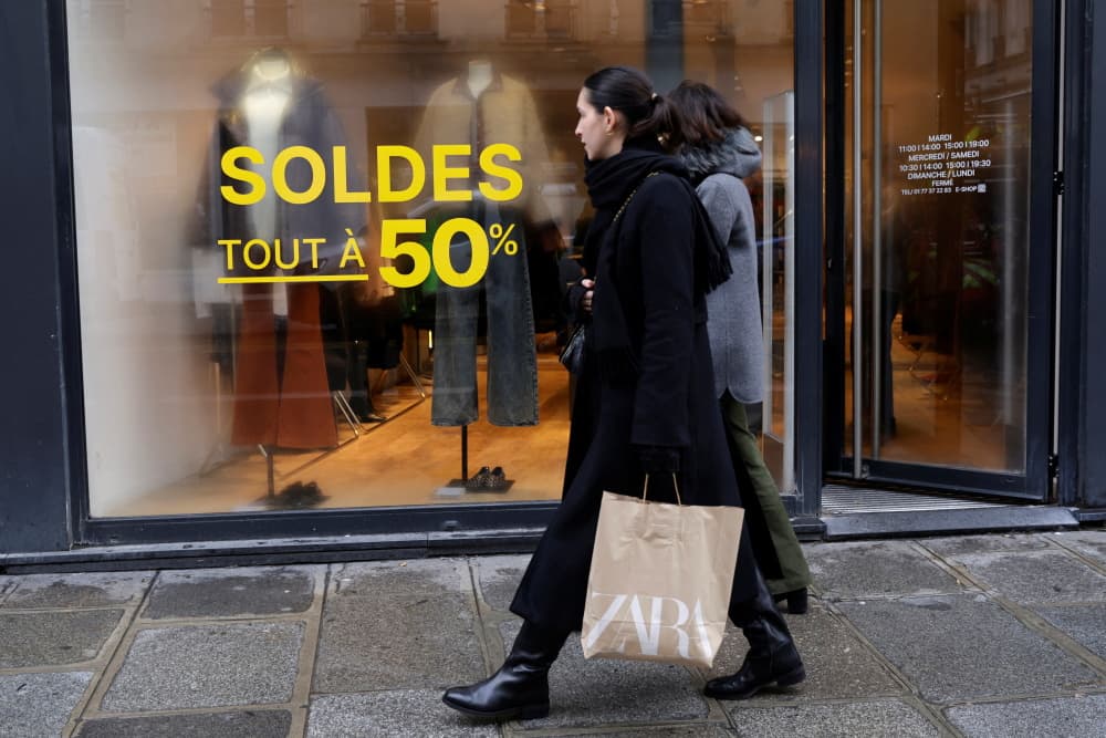 Les soldes d'hiver s'étaleront du 7 janvier au 3 février 2026 inclus dans une grande partie des départements français (photo d'archive).