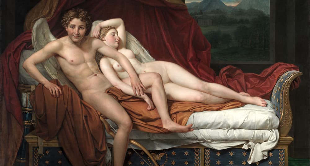 Jacques-Louis David, "Amour et Psyché", 1817.