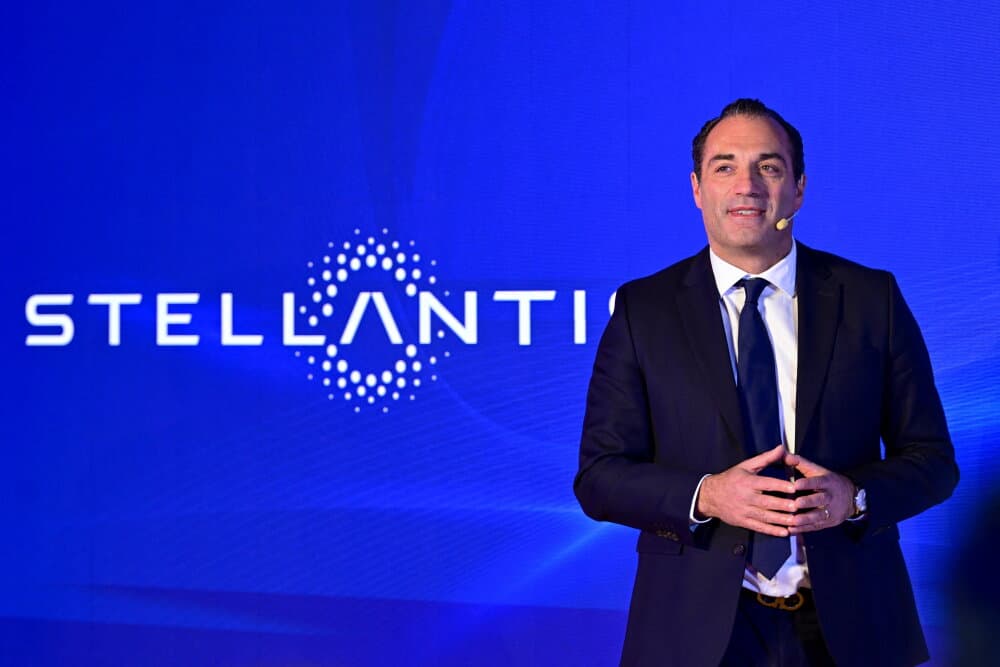 Le PDG de Stellantis, Antonio Filosa.