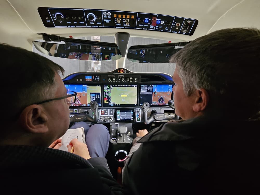 L'intérieur du TBM 980.