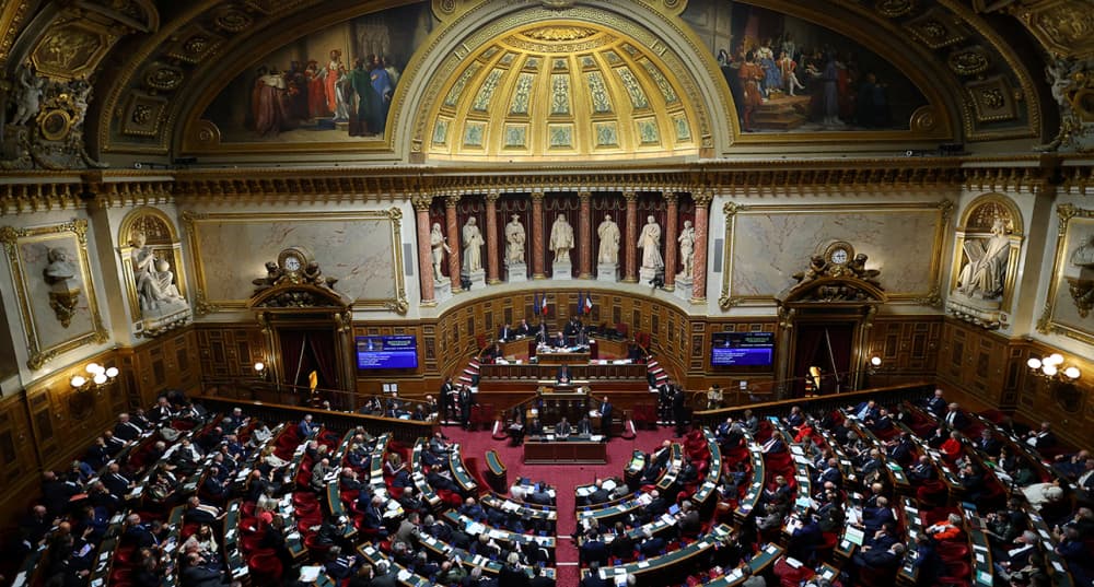 Le Sénat pendant une session de vote du budget, le 15 décembre 2025.