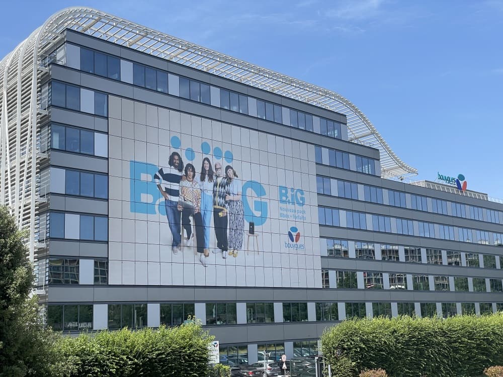 Le siège de Bouygues Telecom à Meudon.
