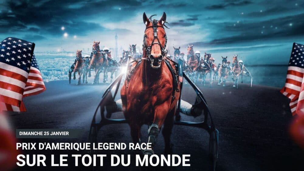 Départ attendu à 16h20 pour le Prix d’Amérique Legend Race 2026, un rendez-vous qui mêle tradition sportive et mise en scène spectaculaire.