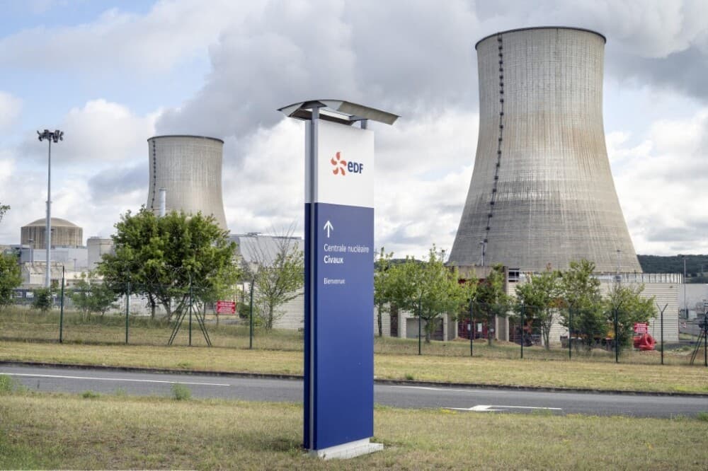 La centrale nucléaire de Civaux dans la Vienne.