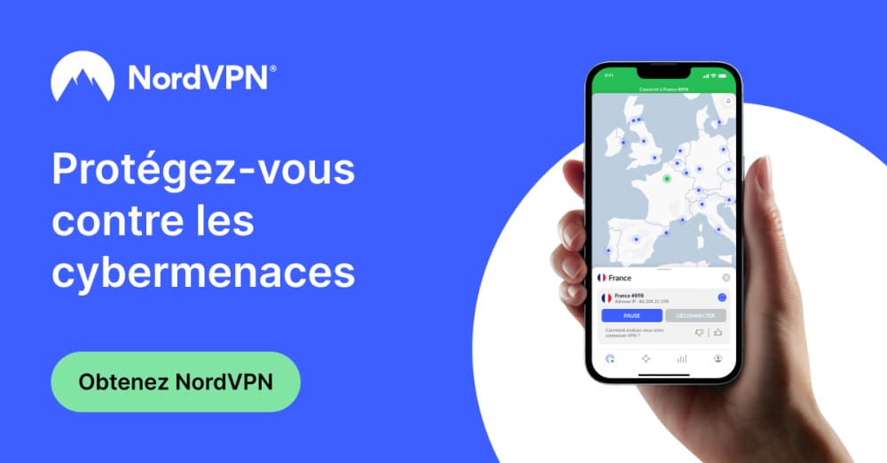 NordVPN permet d’accéder à vos contenus favoris même en cas de blocage géographique, avec jusqu’à 71 % de remise.