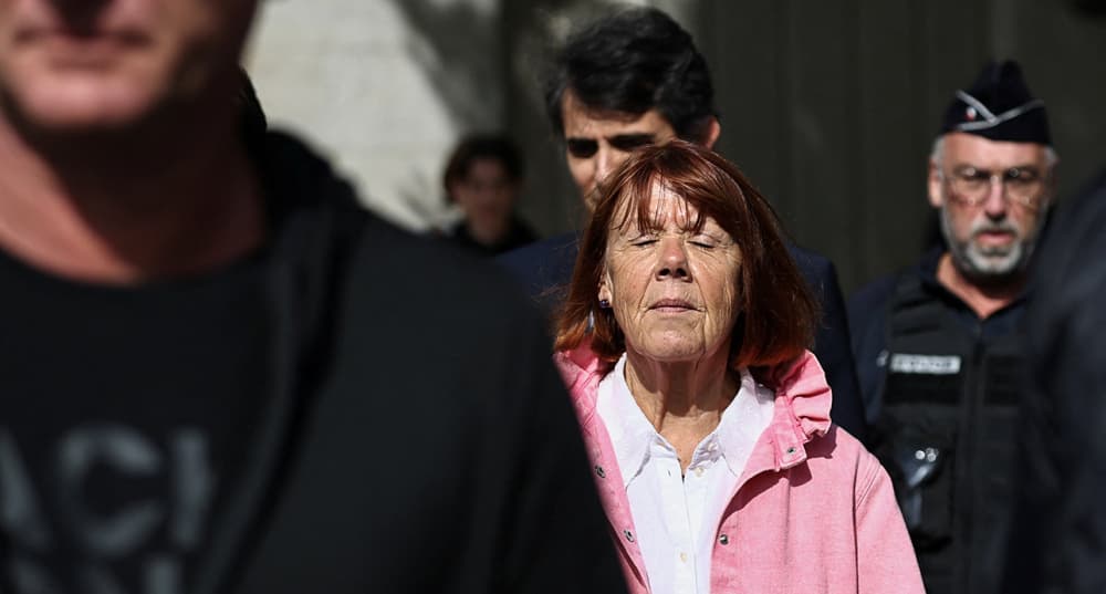 Gisèle Pelicot, le dernier jour du procès en appel de Husamettin D., un des 51 hommes condamné dans le cadre de son procès pour viol.