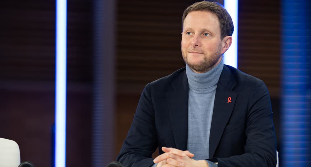 L’ex-député Renaissance sera numéro trois sur la liste du candidat Horizons à Paris. Debats forum Act50, organise par le groupe BFM RMC La Tribune sur le theme des villes a quelques mois des municipales de 2026 au carreau du temple a Paris, France le 1...