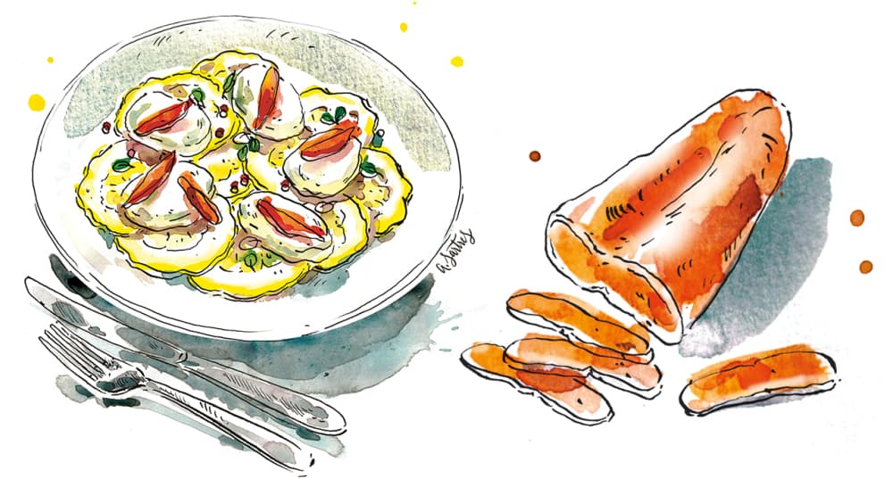 Cette semaine, carpaccio au cédrat