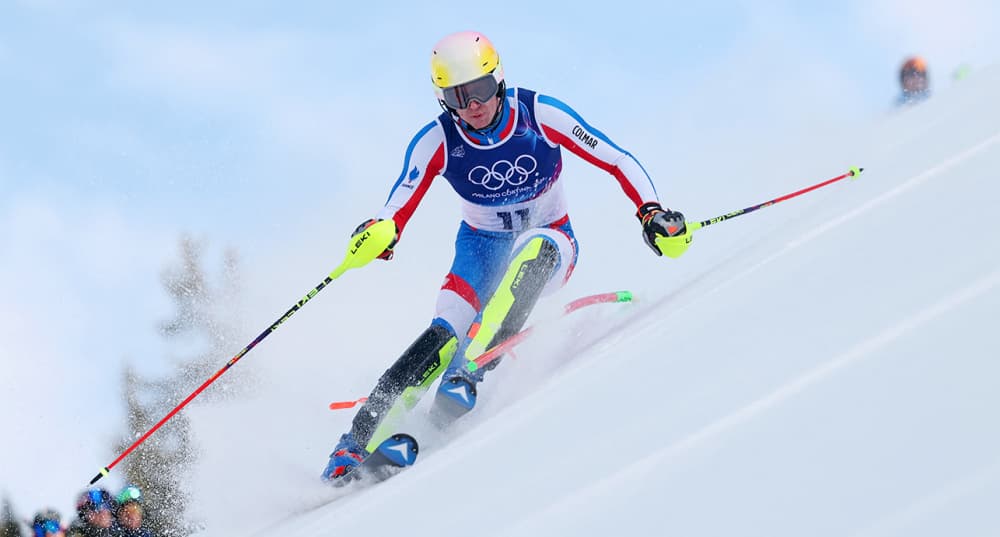 Clement Noel, à Bormio (Italie), le 9 février.