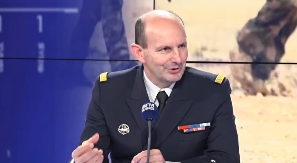 Le contre-amiral Vincent Sébastien, directeur adjoint de l'Amiad.