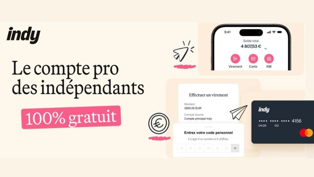Indy accompagne plus de 200000 indépendants en France avec une solution intuitive et humaine.
