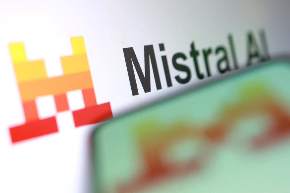 Mistral accueille son premier évènement le "AI Now Summit" au Carrousel du Louvre à Paris ce jeudi 28 mai