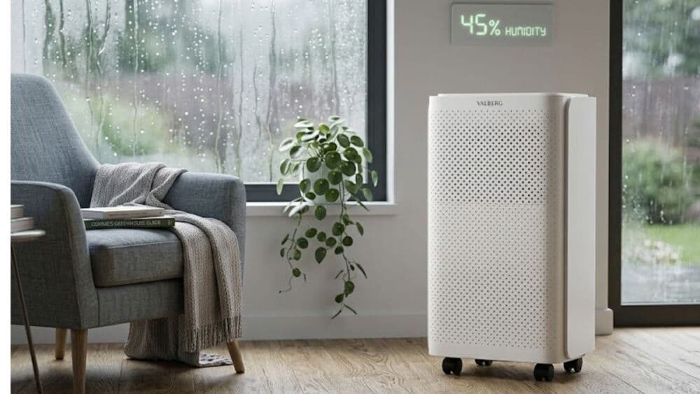 Compact et accessible, ce déshumidificateur Valberg allie confort thermique et discrétion sonore.