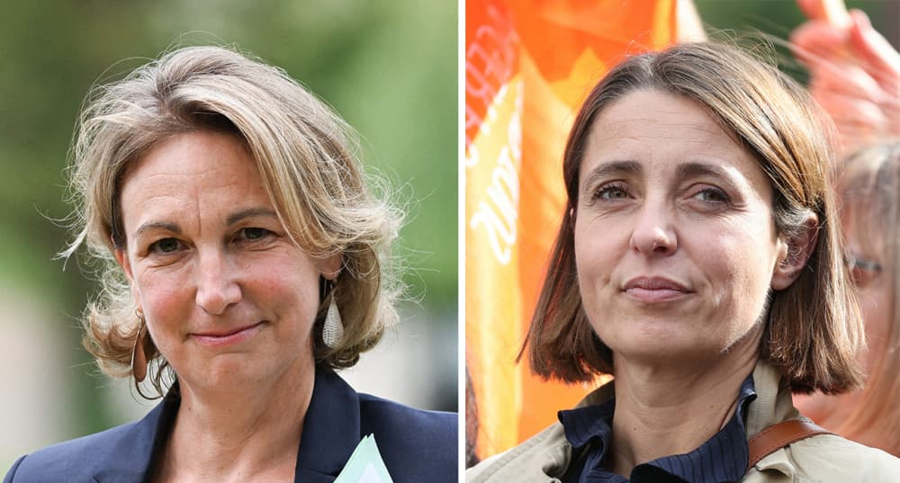 Marylise Léon, secrétaire générale de la CFDT, et Sophie Binet, secrétaire générale de la CGT.