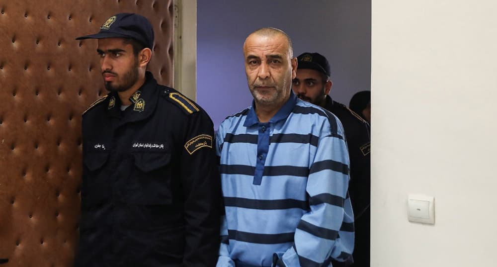 Mohammadreza Tabari durant son procès.