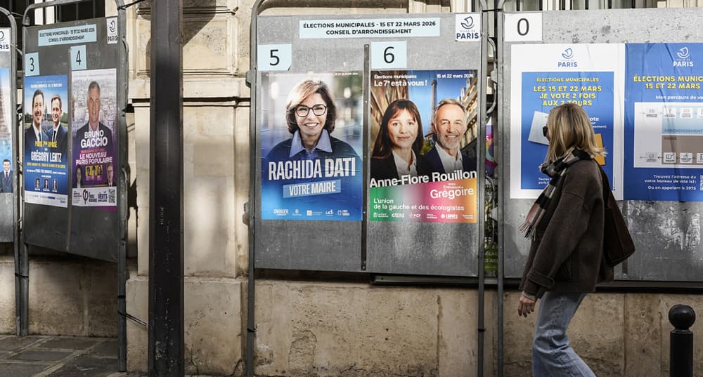 À l'approche du premier tour des municipales, les candidats Dati et Grégoire sont au coude à coude pour la mairie de Paris.