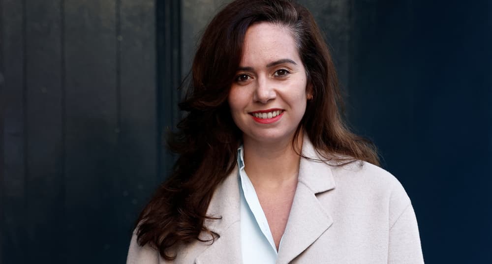 Sarah Knafo, candidate Reconquête à la mairie de Paris.