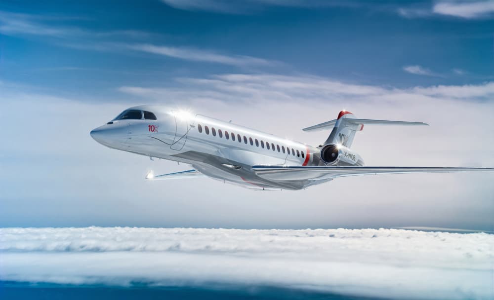 Le futur Falcon 10X de Dassault Aviation