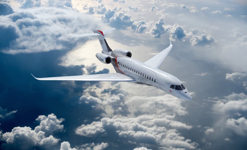 Le Falcon 10X de Dassault Aviation