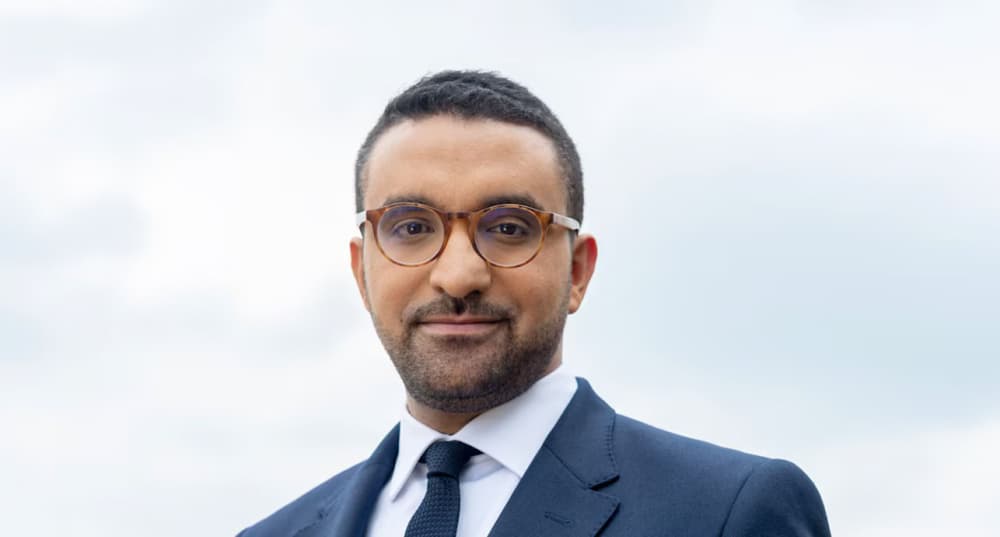 Amine El Khatmi, essayiste, candidat à Paris sur la liste de Rachida Dati.