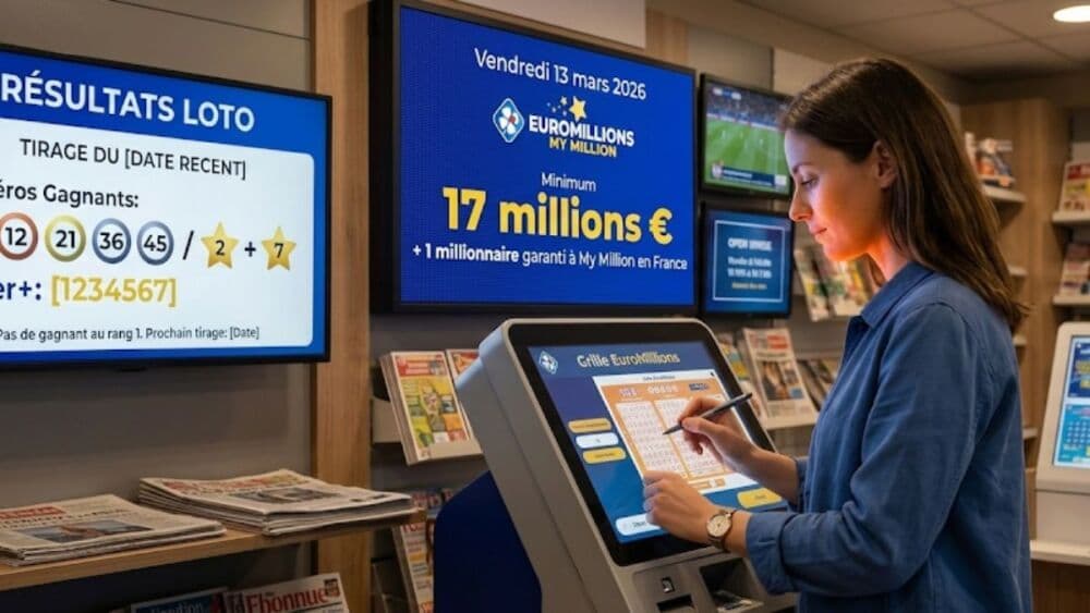 Vendredi 13 mars 2026 : 17 millions d’euros au jackpot et 1 million garanti en France