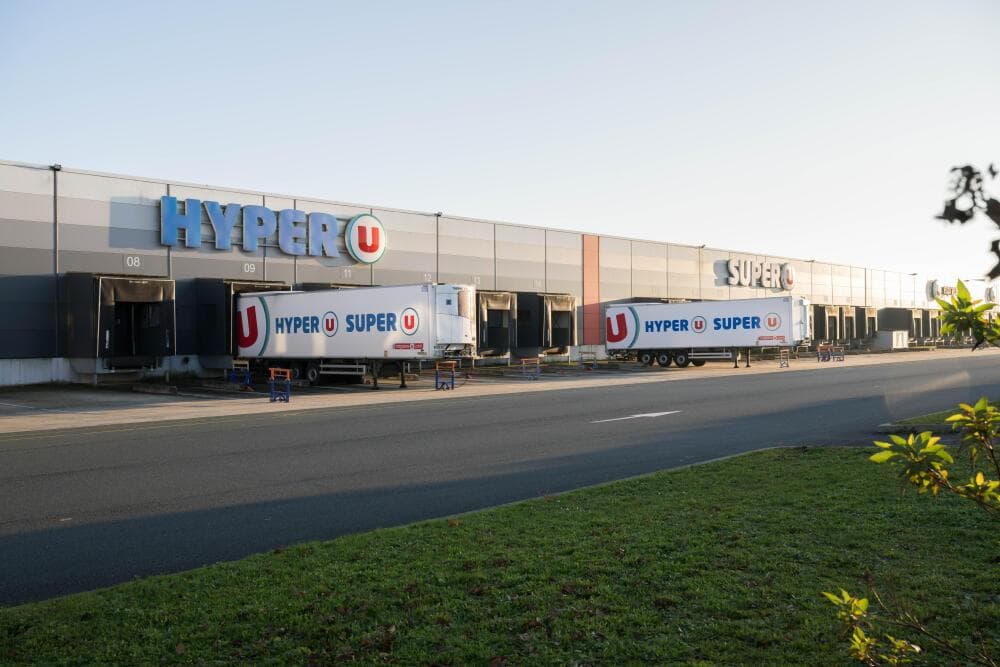 Coopérative U recrute 537 personnes dans les Pays de la Loire, notamment sur le site logistique de Carquefou (photo), en Loire-Atlantique.