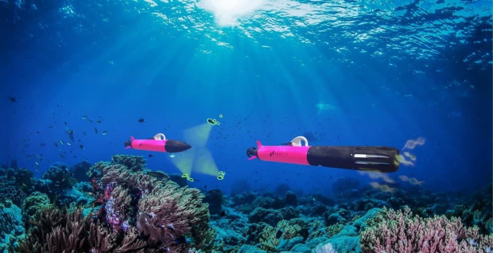 Le projet ADNeIA va collecter les traces biologiques laissées par les organismes dans l’eau en utilisantr les micro-drones sous-marins autonomes du lorientais Seaber.