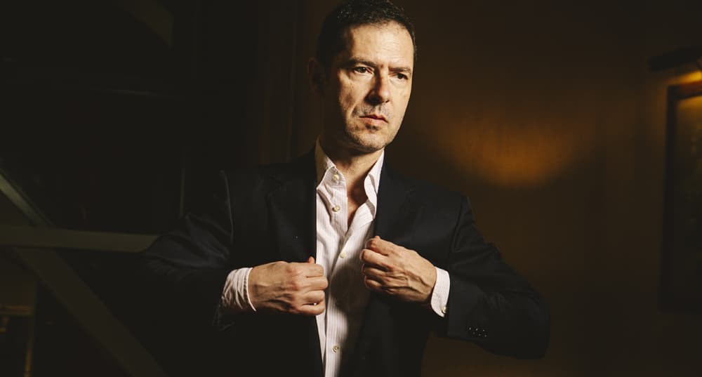 Le comédien Melvil Poupaud à Paris, le 16 mars 2026.