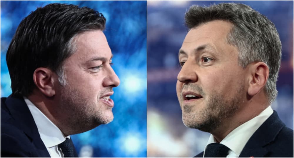 Benoît Payan prend la parole pendant le débat de «L'événement » sur France 2, le 19 mars 2026.