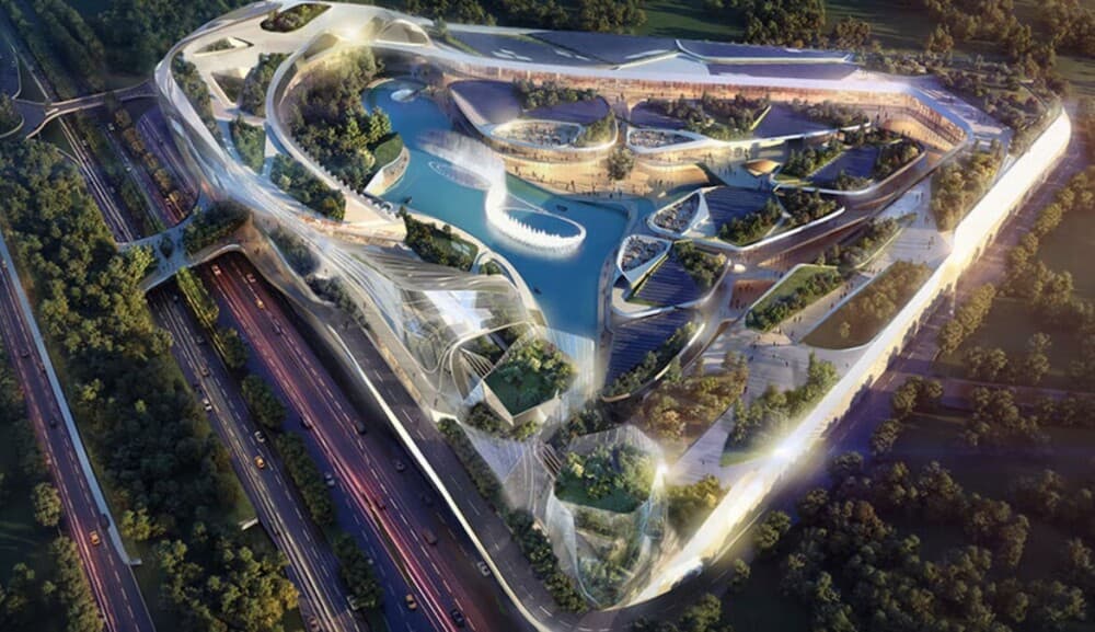 Le projet du Village de Sophia prévoit un complexe mixte de 78 500 m² dont 30 300 m² de surface commerciale.
