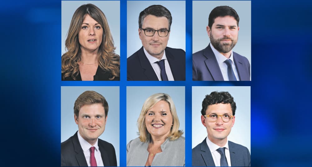 Maud Bregeon, Florent Boudié, Vincent Jeanbrun, Charles Rodwell, Michèle Tabarot, Antoine Vermorel Marques