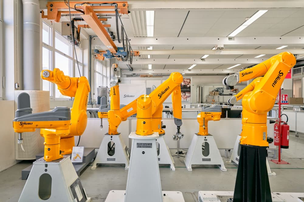 Une usine Stäubli.