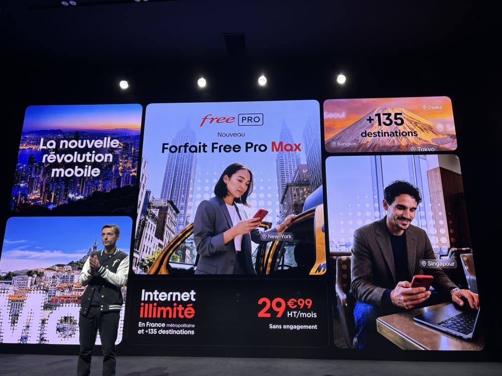 Nicolas Thomas, le directeur général de Free, ce mardi 31 mars, à Paris.
