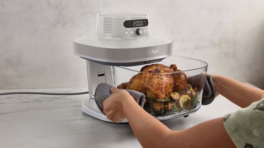 Ninja CRISPi PRO Air Fryer 7-en-1 en verre, idéal pour une cuisine familiale simplifiée