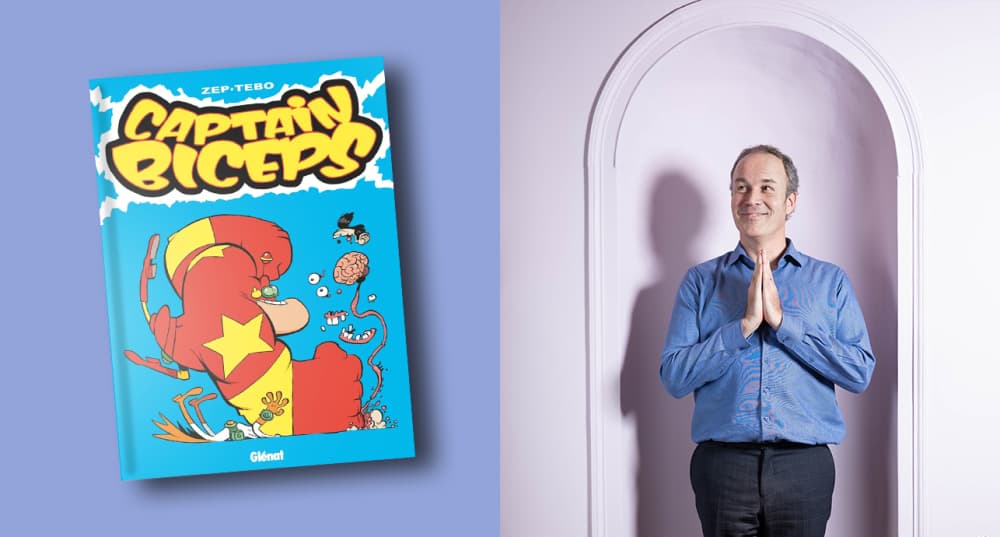 Philippe Chappuis dit Zep, auteur suisse de bandes dessinées, chez lui, à Paris.