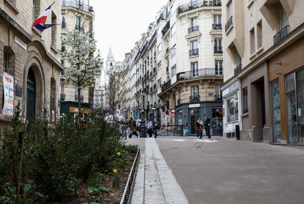 La rue Ferdinand Flocon dans le 18e arrondissement de la capitale.