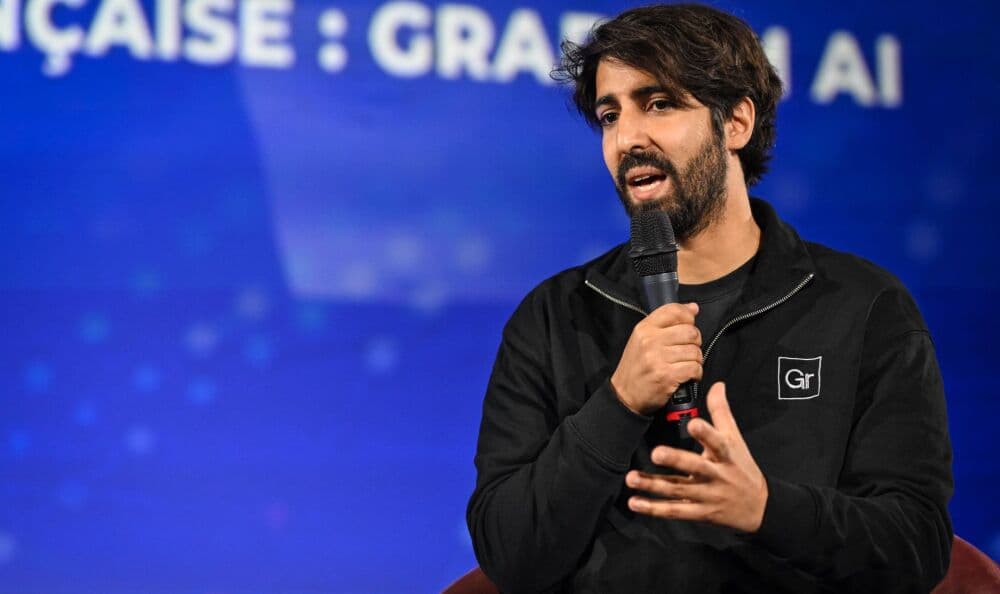 Neil Zeghidour, directeur général de Gradium, start-up de l'IA vocale, lors de Tech For Future le 14 avril 2026