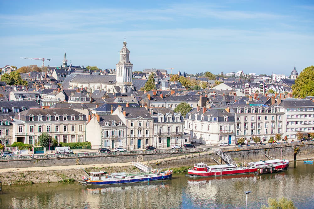 Vue du Château d'Angers.
