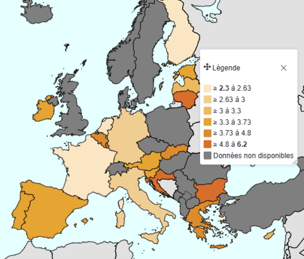 L'inflation en avril dans la zone euro.