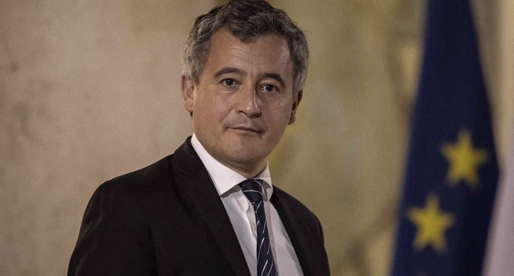 Le Garde des Sceaux, Gérald Darmanin, à l'Élysée, le 22 décembre 2025.