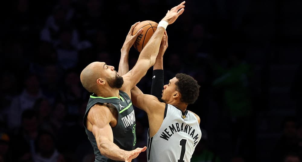 Rudy Gobert et Victor Wembanyama vont s'affronter au second tour des Playoffs NBA.