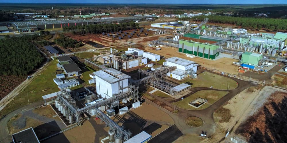 Les sites industriels de DSM-Firmenich à Castets, dans les Landes.